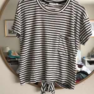 LUSH black and white striped tee